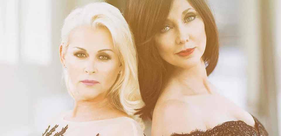 Pam Tillis and Lorrie Morgan performing live